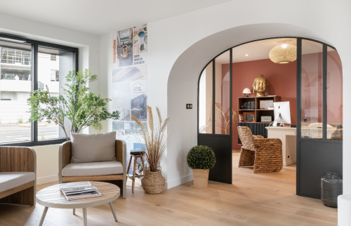 Mise en place d'une verrière dans une entreprise