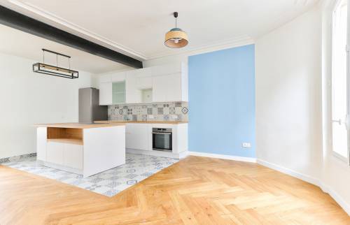 parquet en pointe de hongrie rénové