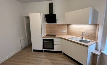 Nouvelle cuisine équipée dans un appartement rénové - Nantes 44