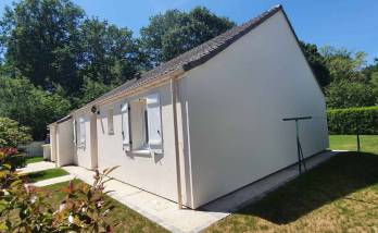 Maison après travaux d'isolation thermique par l'extérieur ITE - Sénart 77127