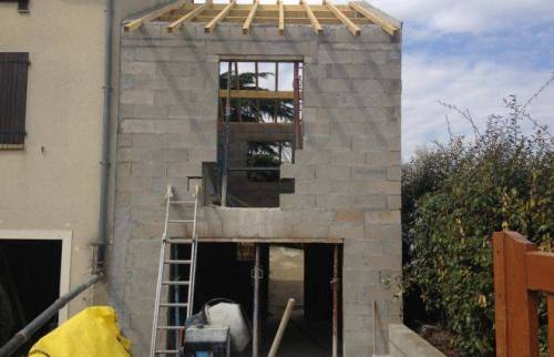 Travaux extension maison 