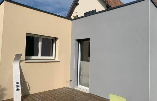 Extension toit plat 2 La Maison des Travaux Rouen.