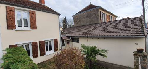 Maison et garage après travaux de rénovation de façade - Moissy-Cramayel 77550