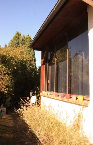 Extension pierre et bois après ravalement et changment vitrages en HT à Montceaux-Lès-Meaux  (77300)