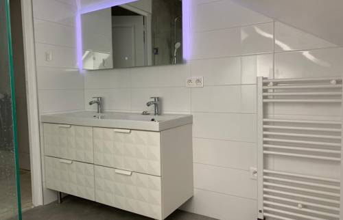 Salle de bain après