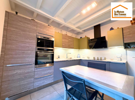 vue d'ensemble de la cuisine après travaux