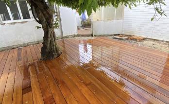 Création d'une terrasse sur mesure en bois