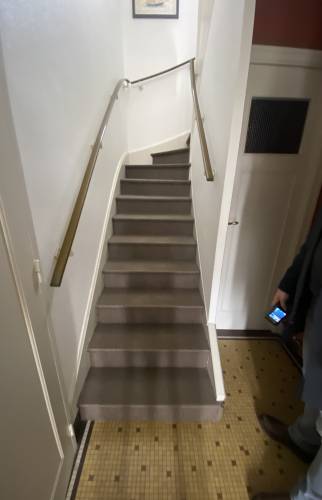 Escalier avant transformation