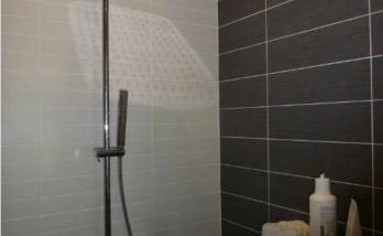 Pose d'une douche deux fonctions