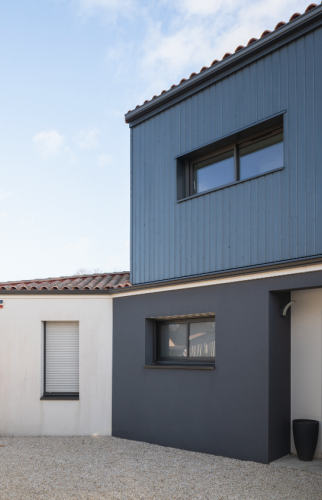 Surélévation d'une maison aux Sorinières