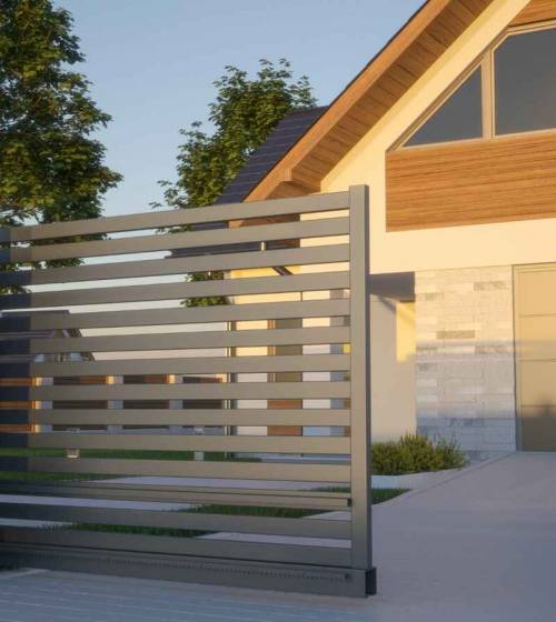 portail électrique pour une maison tendance