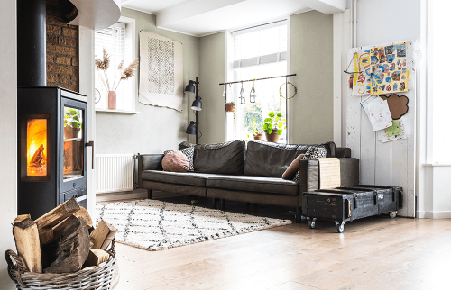 Remplacement d’une chaudière par un poêle à bois