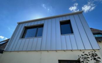 Nouvelle surélévation de maison façade arrière - Nantes 44