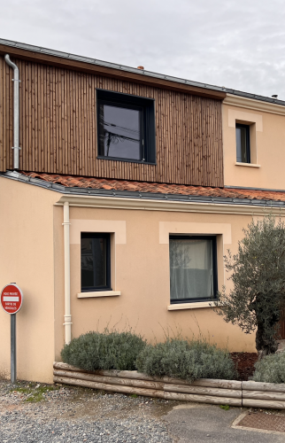 Surélévation en ossature bois à Vertou