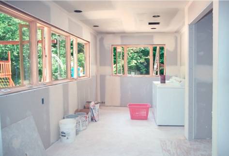 Travaux de plaquisterie