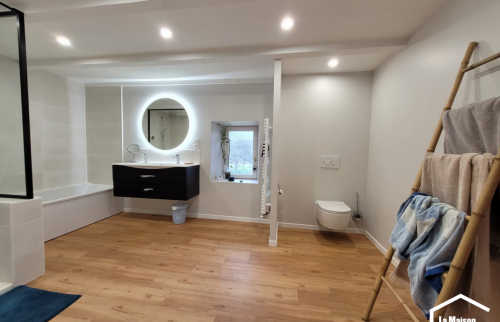 Salle de bain - Miroir éclairé