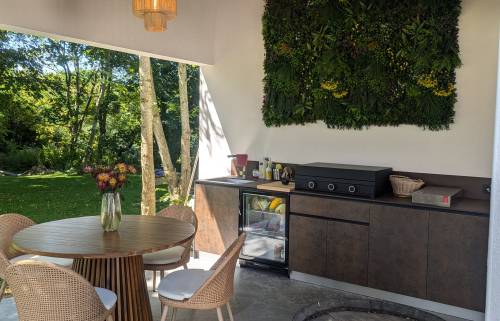 cuisine d'été extérieure
