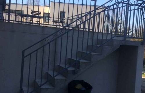 Réalisation d'un escalier en béton à Chessy (77)