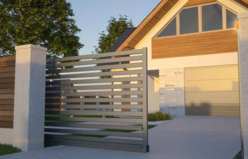 portail électrique pour une maison tendance