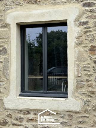 rénovation façade pierre Saint Gildas du Rhuys