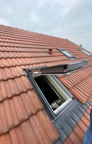 Création de la fenêtre de toit
