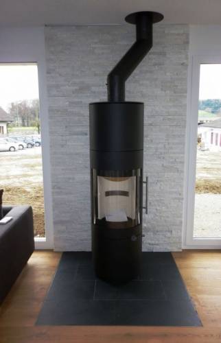 poêle à pellets granulés - et remise en peinture salon bureau - Cergy-Pontoise - 95000 -