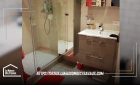 Rénovation pratique de salle de bain à Saint André de l'Eure