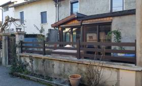 Pose d'une nouvelle clôture en aluminium laqué - Meximieux 01