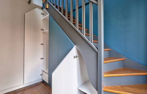 Rénovation de l'entrée et de l'escalier - Marly-le-Roi