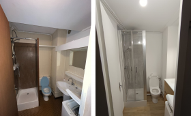 Rénovation d’une salle de bain à Métabief