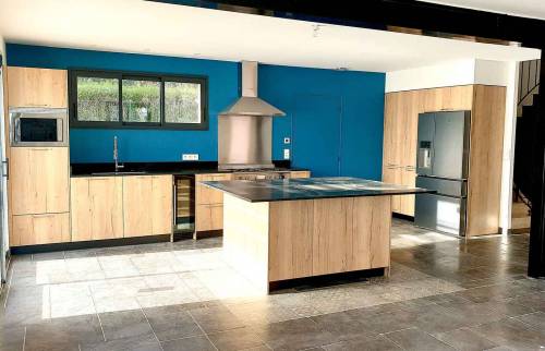 Opus de carrelage - zone îlot - contrecollé à Cancale