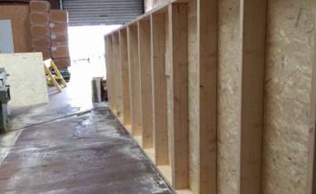 Préparation en atelier de l'ossature bois (91)