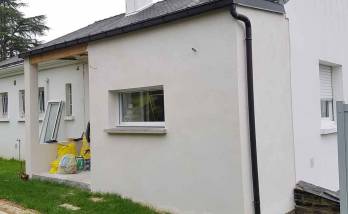 L'extension de la maison terminée 1