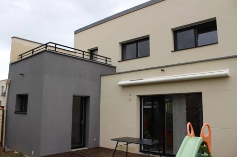Avant surélévation de maison Libourne
