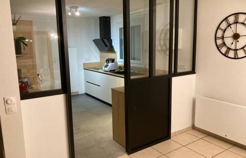 Rénovation Cuisine Nantes avec verrière