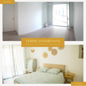 Chambre meublée pour location meublée