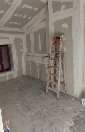 Travaux cloisons maison de ville Voiron