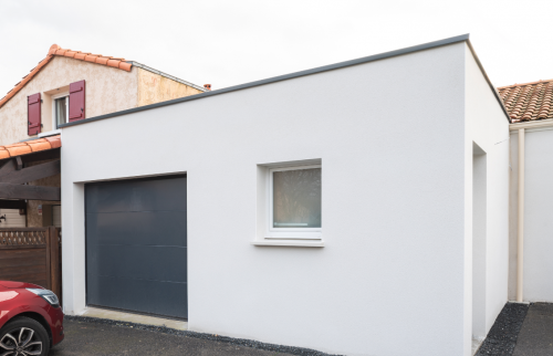 Transformation d'une véranda en extension à Vertou et création suite parentale dans le garage