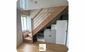 escalier 1/4 tournant