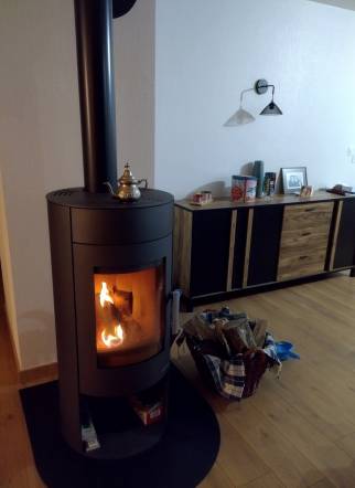 Poêle à bois, rénovation de maison à Riedisheim