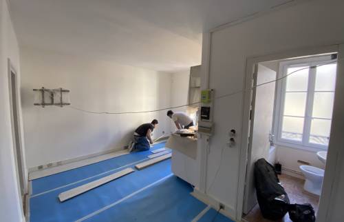 Travaux dans une maison à Clairfontaine (78120) : rénovation du sol