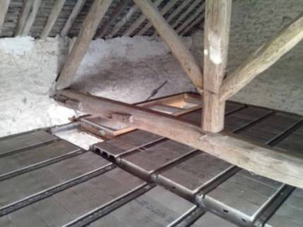  Création d'un plancher à l'étage d'une fermette en rénovation - Fericy 77133