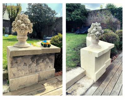 Rénovation d'un pot de fleur