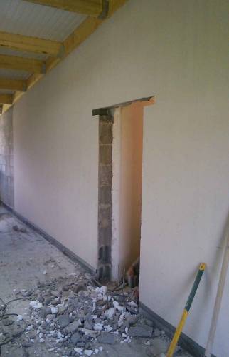 Frangement mur porteur - Accès suite parentale