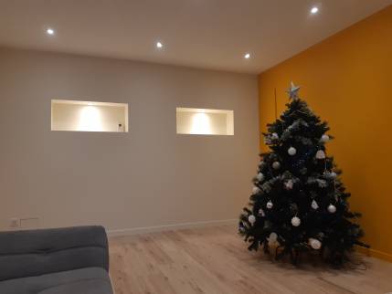 Rénovation de maison avec salon rénové - Saint-Vulbas 01