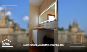 Rénovation d’une Salle de Bain luxueuse à Anet avec Bois de Teck !