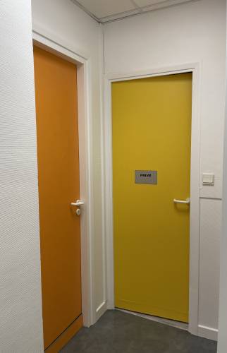 Des portes colorées qui donnent du pep's