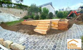 Création de terrasse et aménagement extérieur sur Le Mesnil-Aubert 50510