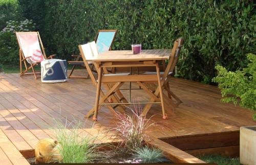 terrasse en bois finalisée