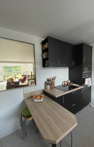 Rénovation de la cuisine avec pose d'une verrière